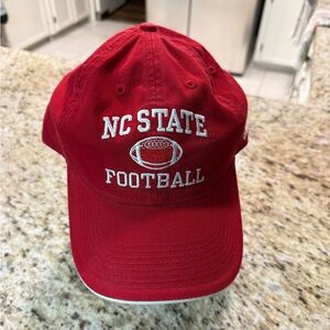 NWT NC State Football Sports Adidas Embroidered Hat Ball Cap Baseball Hat